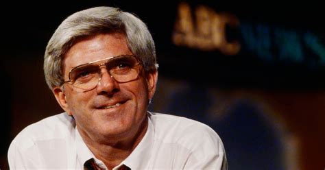 Phil Donahue, talk show host pioneer and husband of Marlo .